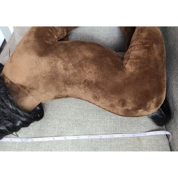 Madame Alexander Doll Company Horse 19 in Plush Large Chestnut Pony Posable Brow - Picture 5 of 6
